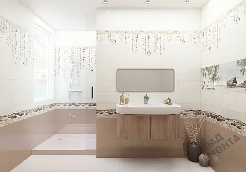 Фото Вставка Alma Ceramica Айленд DWA11ALD004 разноцветный 200*600 – купить в Екатеринбурге: цена, описание, фото. Интернет-магазин 4