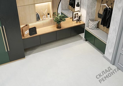 Фото Керамогранит матовый Alma Ceramica Берлин GFU04BLN07R светло-серый 600*600*9 – купить в Екатеринбурге: цена, описание, фото. Интернет-магазин 2