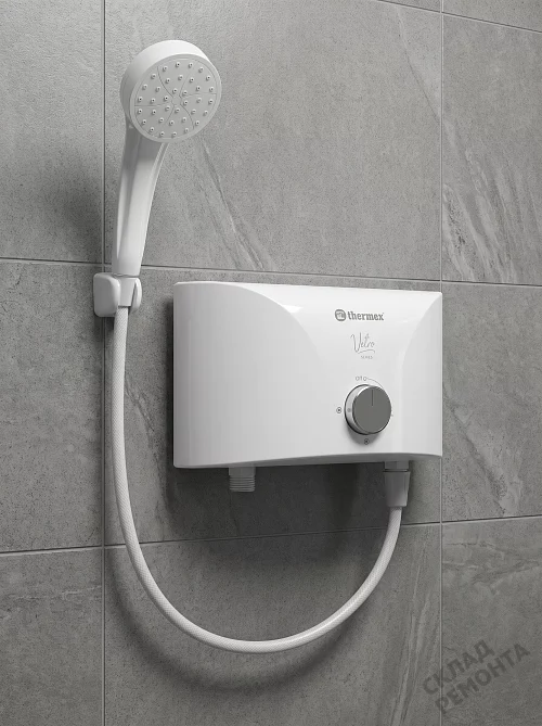Фото Водонагреватель проточный Thermex Vetro 5500 shower – купить в Екатеринбурге: цена, описание, фото. Интернет-магазин 1