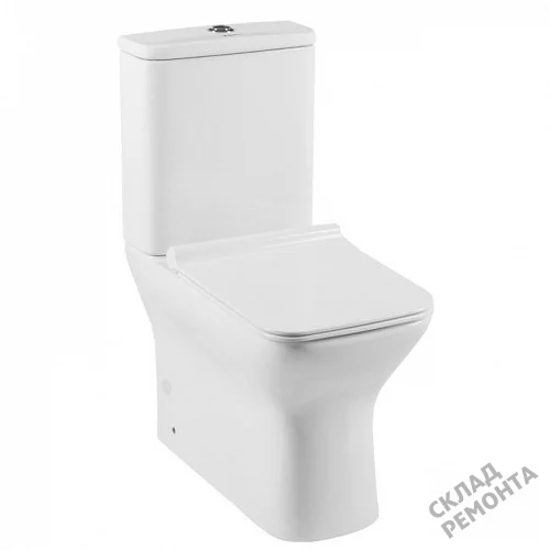 Фото Унитаз напольный Aquanet Cube-C 210759 безободковый купить в Екатеринбурге: цена, описание, фото. Интернет-магазин 5