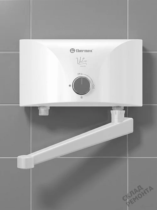 Фото Водонагреватель проточный Thermex Vetro 6500 tap – купить в Екатеринбурге: цена, описание, фото. Интернет-магазин 1
