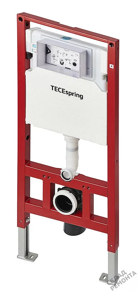 Фото Инсталляция для подвесного унитаза Tecespring S401104 с кнопкой купить в Екатеринбурге: цена, описание, фото. Интернет-магазин 2