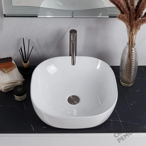 Фото Раковина накладная BelBagno BB1301 42.5 см купить в Екатеринбурге: цена, описание, фото. Интернет-магазин 5