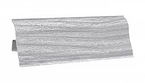 Плинтус ПВХ Ecoline 106 ясень серый