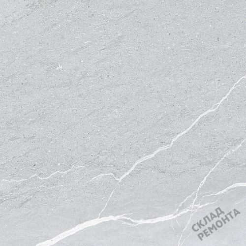 Фото Керамогранит матовый Steppe Ceramics Parma Grey светло-серый 600*600*9,5 – купить в Екатеринбурге: цена, описание, фото. Интернет-магазин 1