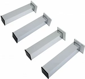 Ножки для мебели Aquanet 181454, 4 шт, белый