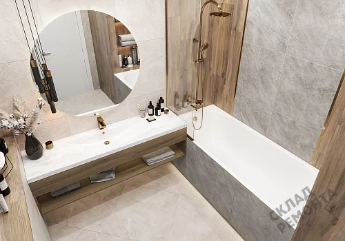 Фото Керамогранит матовый Alma Ceramica Риалто GFU04RLT04R бежевый 600*600*9 – купить в Екатеринбурге: цена, описание, фото. Интернет-магазин 3