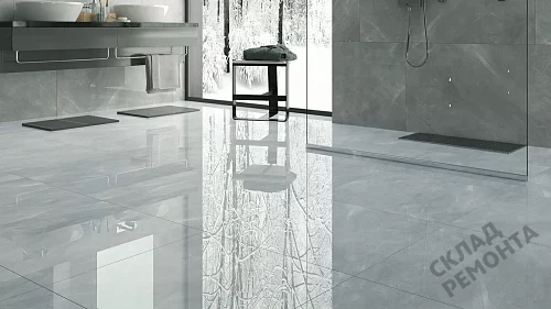 Фото Керамогранит матовый Steppe Ceramics Pulpis Grey серый 600*1200*10 – купить в Екатеринбурге: цена, описание, фото. Интернет-магазин 4