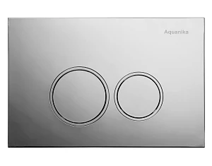 Кнопка Акваника Basic R-type 01.02.19 пластик хром
