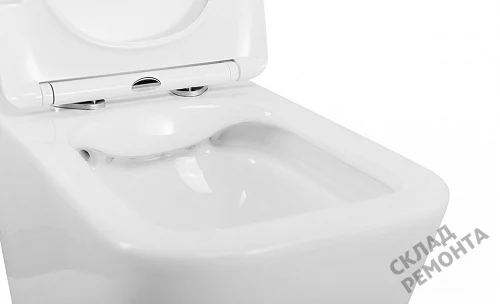Фото Унитаз подвесной BelBagno Due 2.0 BB7107CHR/SC безободковый купить в Екатеринбурге: цена, описание, фото. Интернет-магазин 5