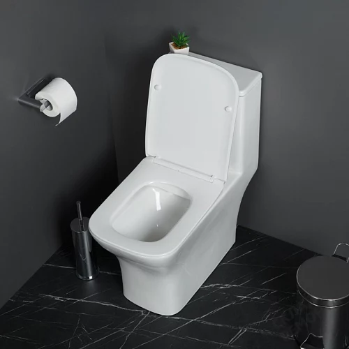 Фото Унитаз моноблок BelBagno Neon BB8617CPR-MN/SC безободковый купить в Екатеринбурге: цена, описание, фото. Интернет-магазин 2