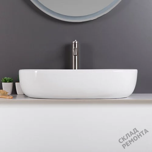 Фото Раковина накладная BelBagno BB1084 60 см купить в Екатеринбурге: цена, описание, фото. Интернет-магазин 3