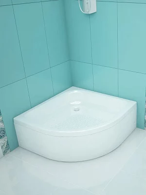 Поддон душевой Метакам Classic S акрил угловой 90*90 белый