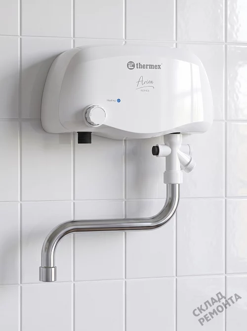 Фото Водонагреватель проточный Thermex Arion 3500 tap – купить в Екатеринбурге: цена, описание, фото. Интернет-магазин 1