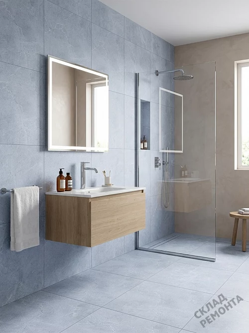 Фото Керамогранит матовый Diamond Ceramics 66N01 светло-серый 600*600*9,5 – купить в Екатеринбурге: цена, описание, фото. Интернет-магазин 1