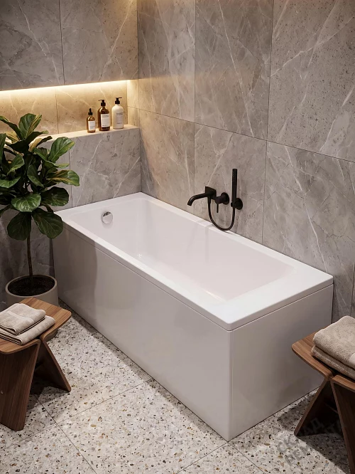 Фото Ванна акриловая Roca Easy ZRU9302904 без гидромассажа 150*70  купить в Екатеринбурге: цена, описание, фото. Интернет-магазин 1