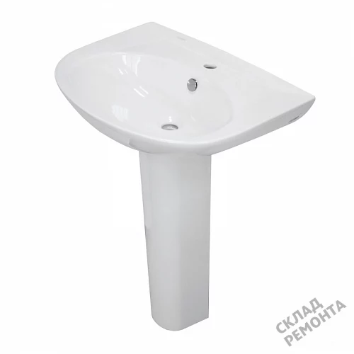 Фото Пьедестал для раковины Sanita Luxe Classic CLCSLWB01, белый купить в Екатеринбурге: цена, описание, фото. Интернет-магазин 2