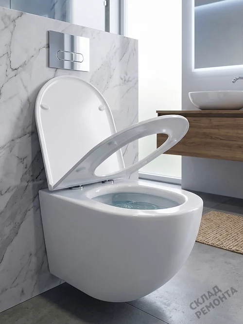 Фото Унитаз подвесной Calypso CS3215UQ-OK ультратихий смыв купить в Екатеринбурге: цена, описание, фото. Интернет-магазин 1