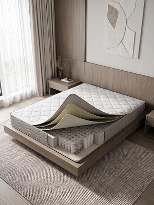 Матрас с независимым пружинным блоком Koyka Лелия Плюс (чехол трикотаж)