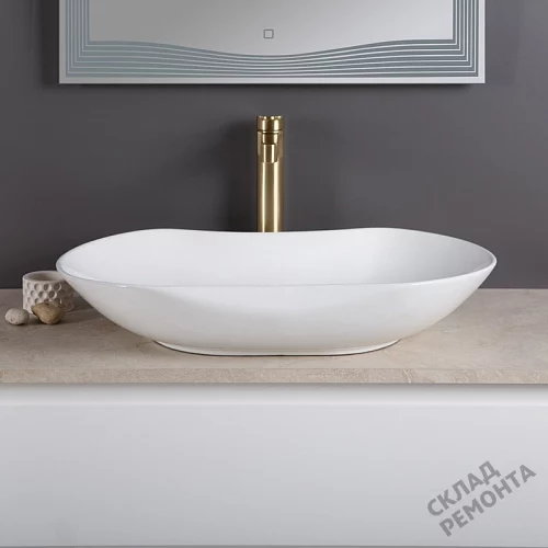 Фото Раковина накладная BelBagno BB1334, 66,5 см купить в Екатеринбурге: цена, описание, фото. Интернет-магазин 3