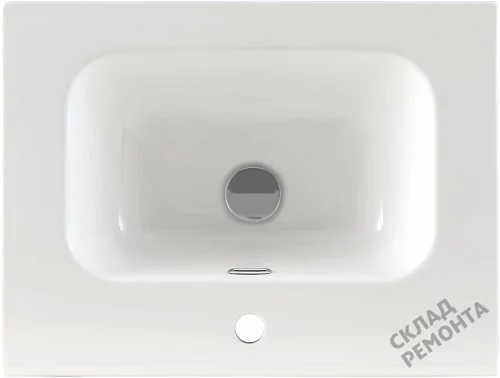 Фото Раковина на тумбу Aquanet Flat 60 (254363), 61 см купить в Екатеринбурге: цена, описание, фото. Интернет-магазин 2