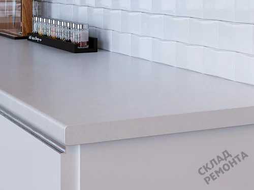 Фото Столешница КЕДР Белая керамика 38 мм – купить в Екатеринбурге: цена, описание, фото. Интернет-магазин 2