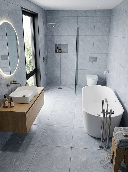 Фото Керамогранит матовый Diamond Ceramics 66N06 серый 600*600*9,5 – купить в Екатеринбурге: цена, описание, фото. Интернет-магазин 1