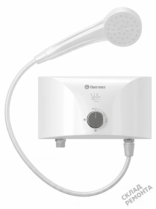 Фото Водонагреватель проточный Thermex Vetro 6500 shower – купить в Екатеринбурге: цена, описание, фото. Интернет-магазин 2
