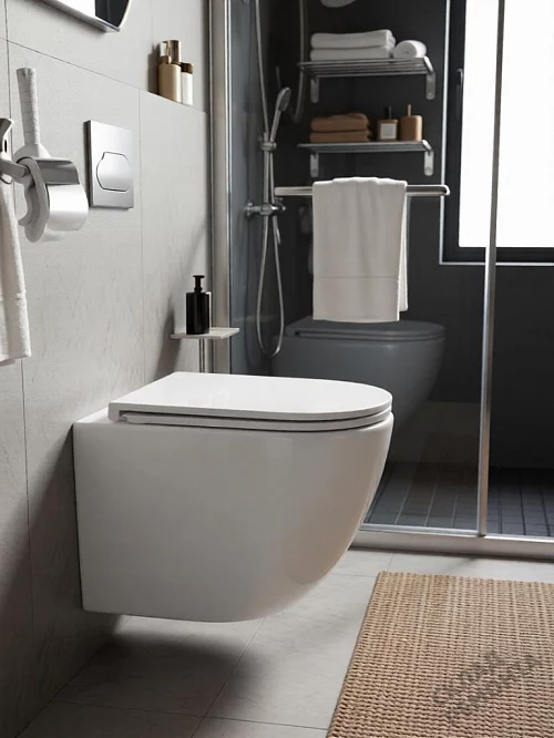 Фото Унитаз подвесной Calypso CS74UQ-OK ультратихий смыв купить в Екатеринбурге: цена, описание, фото. Интернет-магазин 1