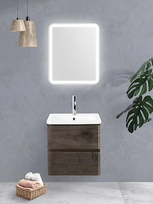 Зеркало подвесное BelBagno Marino SPC-MAR-500-600-LED-BTN 50 с подсветкой