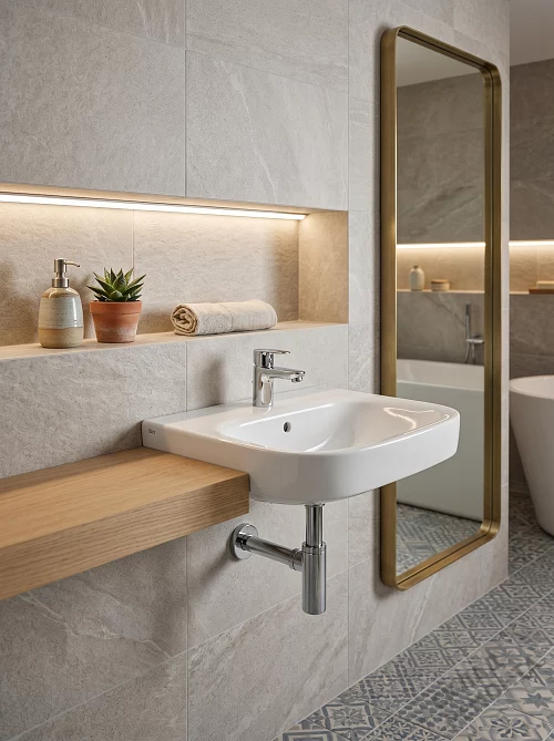 Фото Раковина универсальная Roca Debba 32799400Y, 60 см купить в Екатеринбурге: цена, описание, фото. Интернет-магазин 1