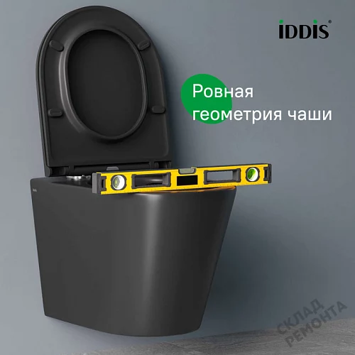 Фото Унитаз подвесной Iddis Калипсо CALR3BMi25 безободковый купить в Екатеринбурге: цена, описание, фото. Интернет-магазин 5