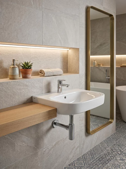 Фото Раковина универсальная Roca Debba 32799400Y, 60 см купить в Екатеринбурге: цена, описание, фото. Интернет-магазин 1